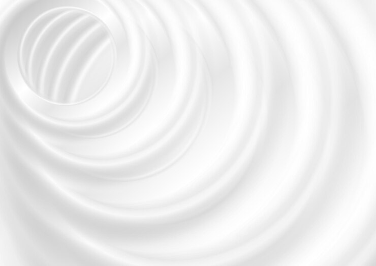 Vecteur abstrait de vagues lisses blanc gris