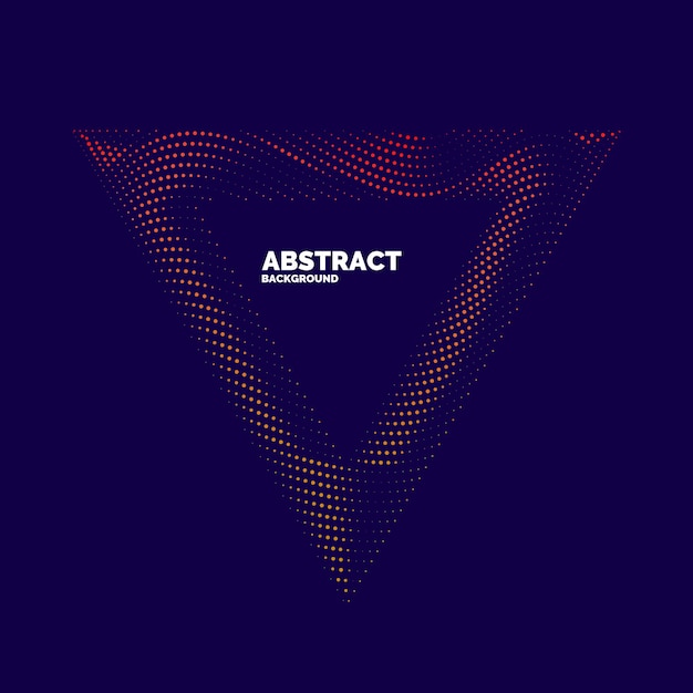 Abstrait De Vecteur Avec Des Ondes Dynamiques, Des Lignes Et Des Particules. Illustration Adaptée à La Conception