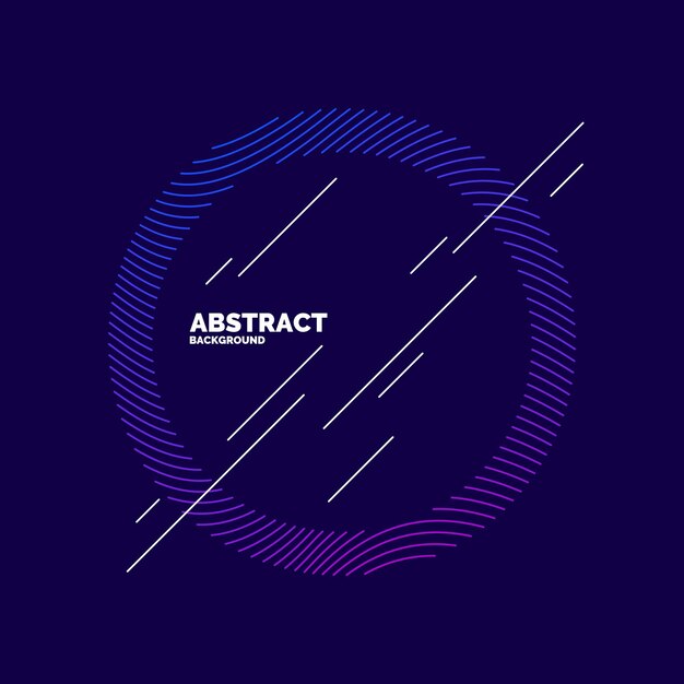 Abstrait de vecteur avec des vagues dynamiques. Illustration adaptée à la conception
