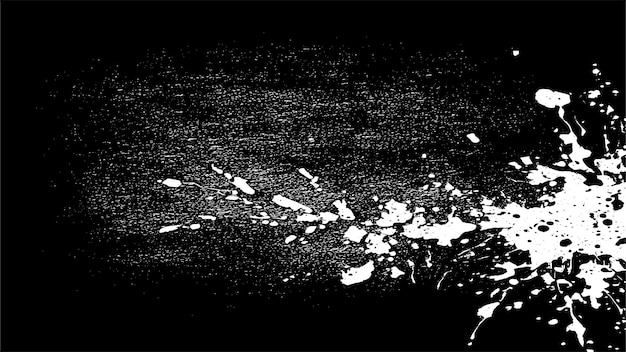 Abstrait Vector de texture grunge noir et blanc rugueux Arrière-plan de superposition en détresse