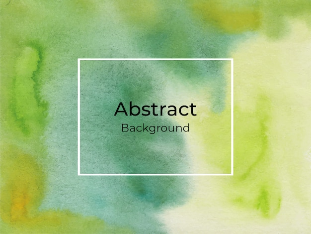 Abstrait Vert Texture Aquarelle