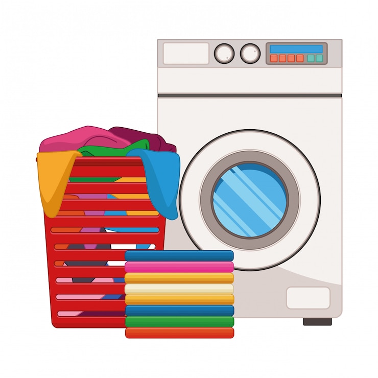 Vecteur accessoires de lavage et de nettoyage