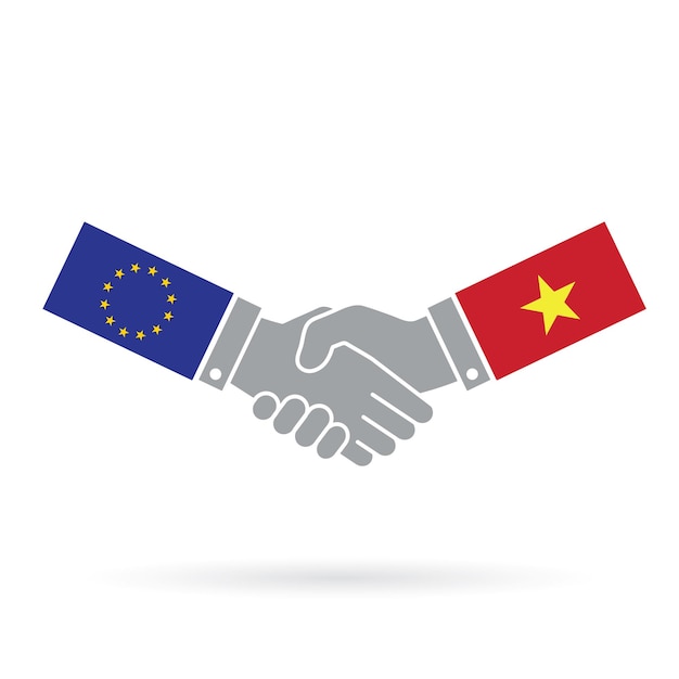 Accord Commercial De Poignée De Main Entre L'union Européenne Et Le Vietnam