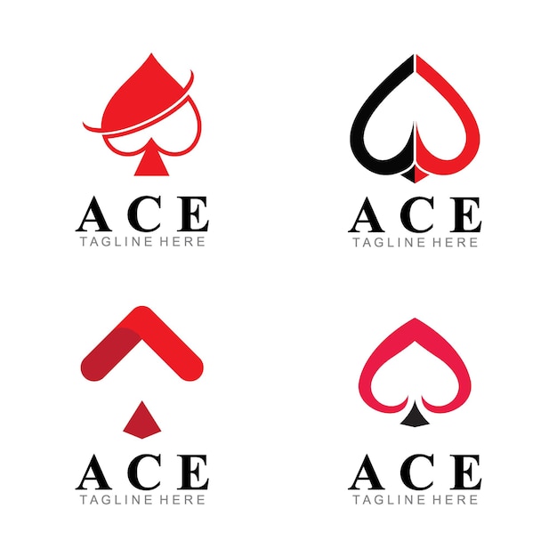 Ace logo icône vector illustration modèle de conception