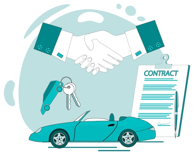 Achat D'une Voiture Vente Achat Et Location De Voitures Signature Du Contrat De Vente