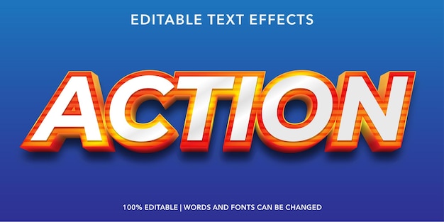 Action Effet De Texte Modifiable