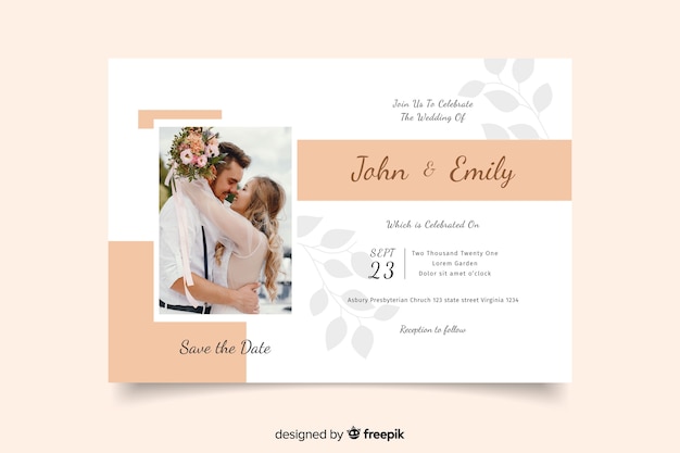 Adorable couple fête le mariage