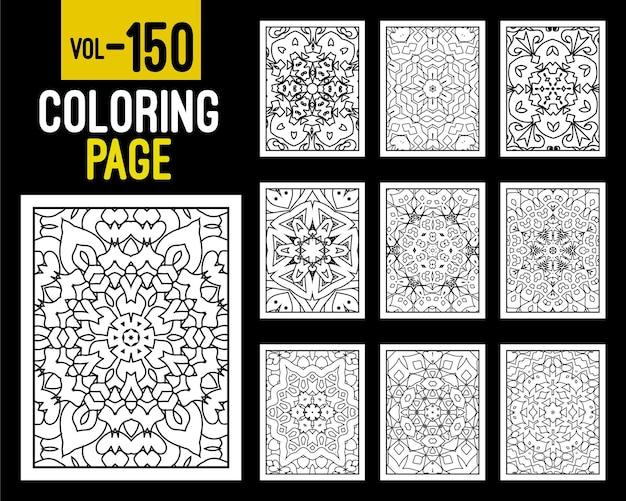 Adulte Mandala Coloring Book Oriental Pattern Vector Illustration Islam Arabe Indien Turc