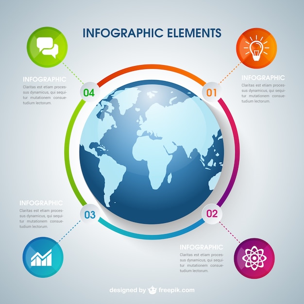 Affaires Infographie Dans Le Monde Entier