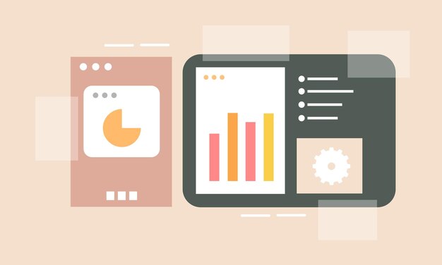 Affaires avec vecteur infographique pour les ressources de l'entreprise