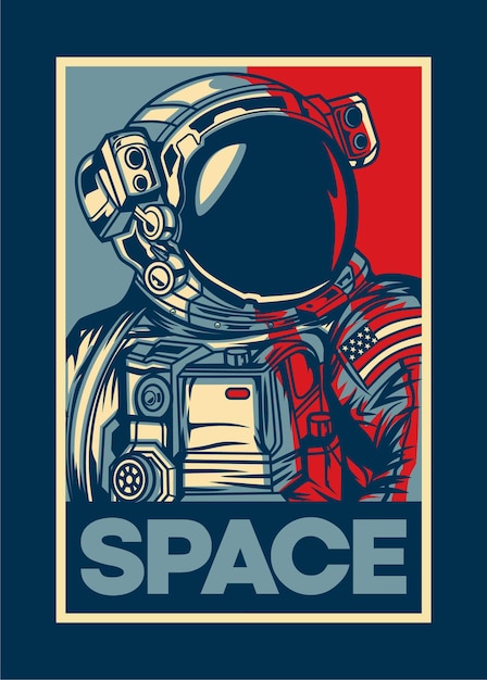 Affiche Astronaute