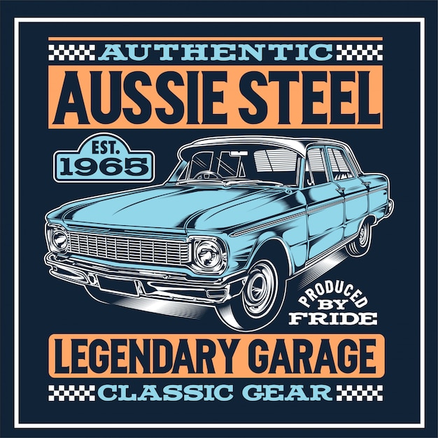 Affiche Aussie Steel