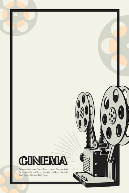 Affiche De Caméra De Cinéma