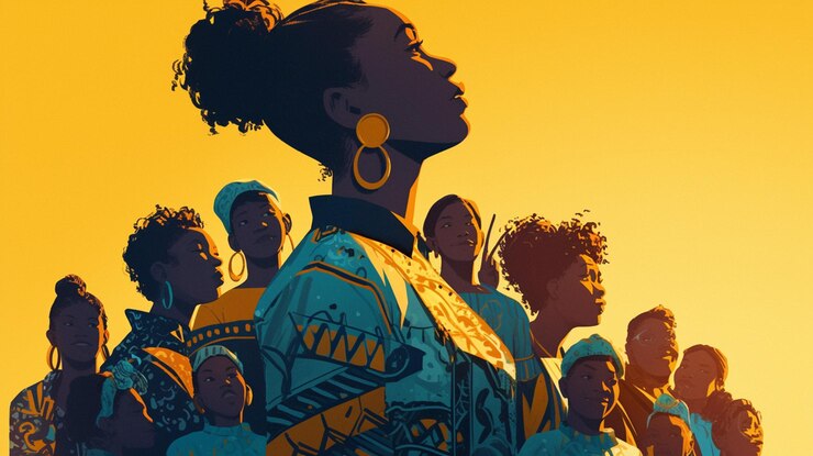 Vecteur affiche de la célébration communautaire du 19 juin 2024