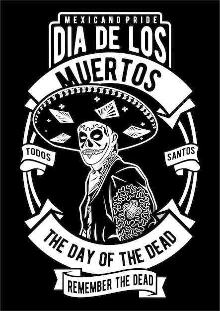 Affiche Dia De Los Muerteos