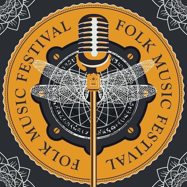 affiche du festival de musique folklorique