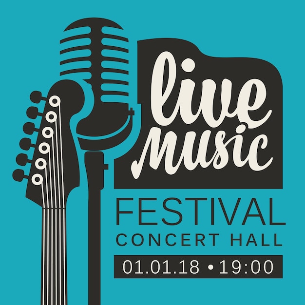 Affiche Du Festival De Musique Live