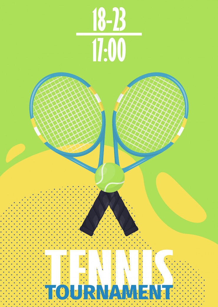 Affiche du tournoi de tennis