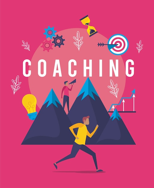 Affiche D'entreprise De Coaching