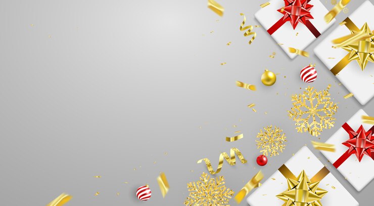 Vecteur affiche de fête de noël et bonne année fond.
