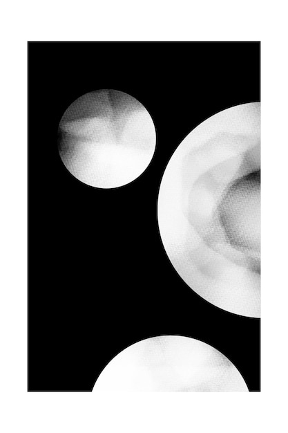 Affiche imprimable de décor de mur de brosse noir et blanc