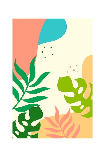 Affiche imprimable de décoration murale d'été