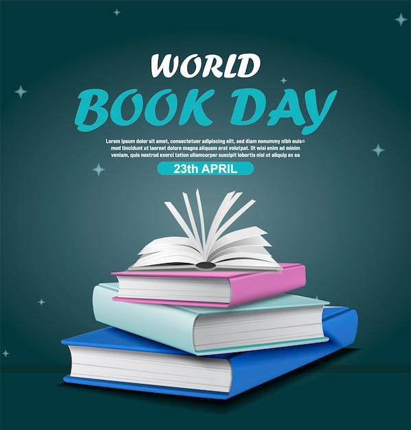 Affiche de la journée mondiale du livre