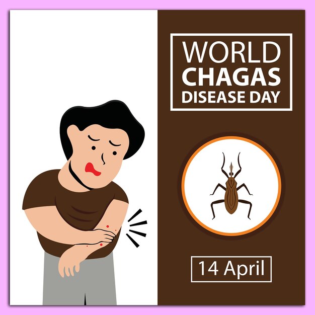 Affiche De La Journée Mondiale De La Maladie De Chagas