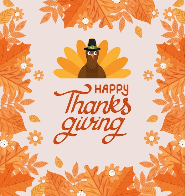 Affiche De Joyeux Thanksgiving