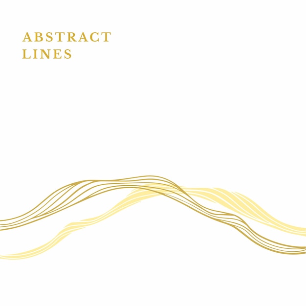 une affiche avec une ligne de couleur dorée sur elle qui dit quote abstract quote