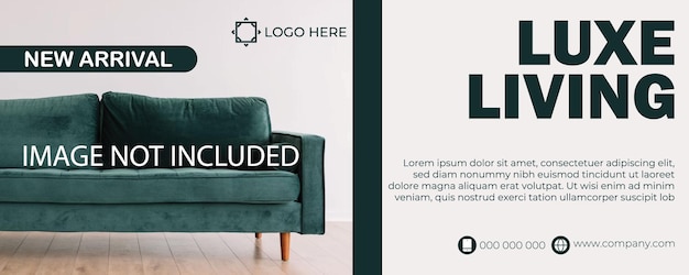 Une affiche de la marque dévoilant le site Web de l'entreprise