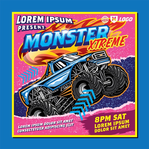 Affiche Monster Truck Show