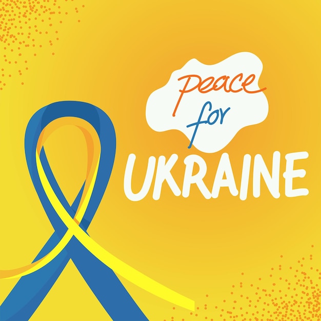 Affiche de la paix pour l'ukraine