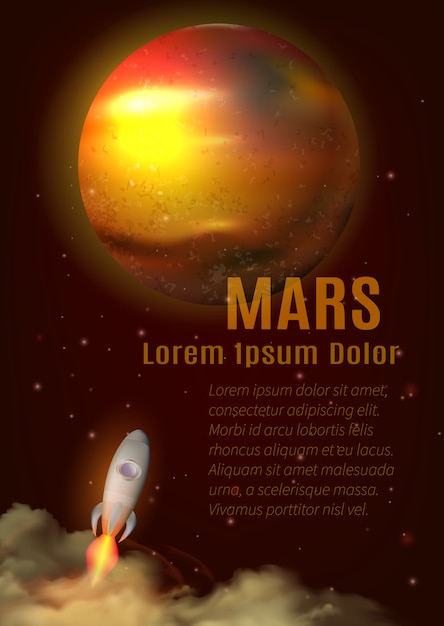 Affiche De La Planète Mars