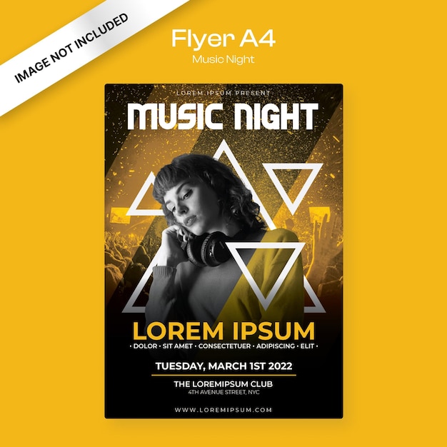 une affiche pour l'album de musique des artistes