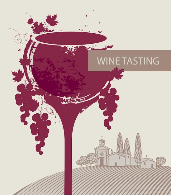Affiche pour une cave à vin