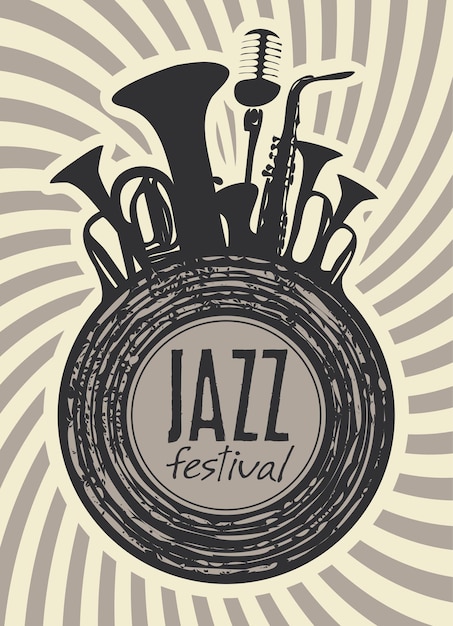 Affiche Pour Le Festival De Jazz