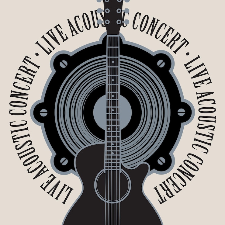 Vecteur affiche pour un festival de musique en direct