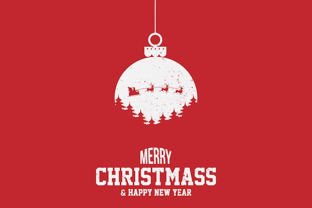 une affiche pour Noël et le Nouvel An Web Moderne Joyeux Noël Arrière-plan avec un design moderne