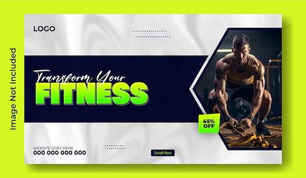 une affiche pour un sport qui dit fitness et fitness