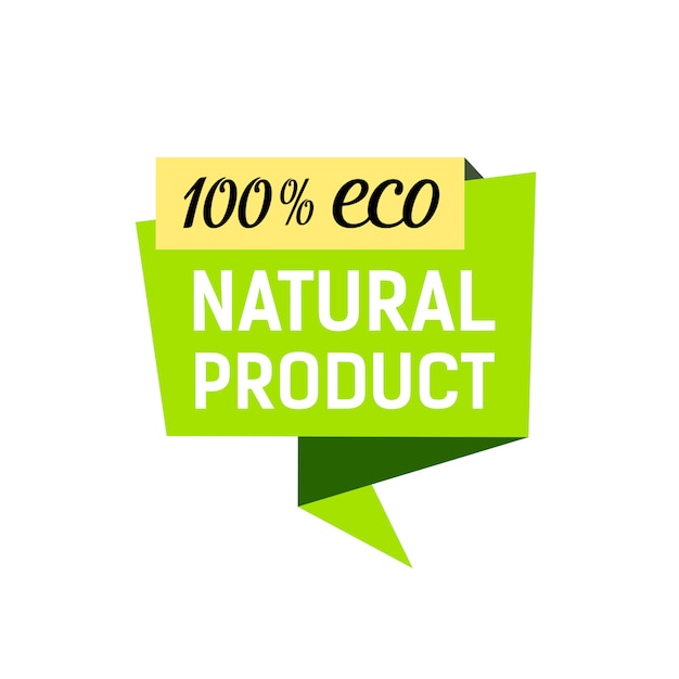 Affiche de produit naturel Eco