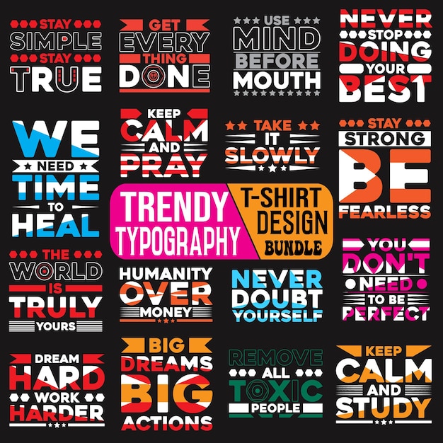 Vecteur une affiche qui dit ''t mindy typography' dessus