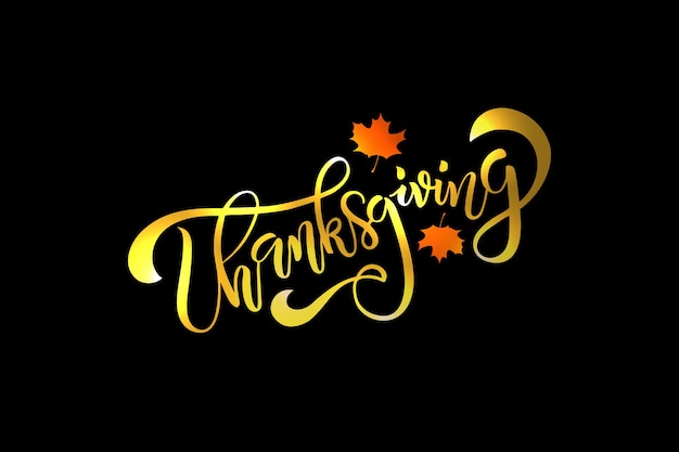 Vecteur affiche de typographie de thanksgiving dessinés à la main citation de célébration fond texturé happy thanksgiving