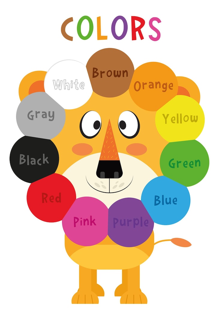 Vecteur affiche de ver mignon sur les couleurs