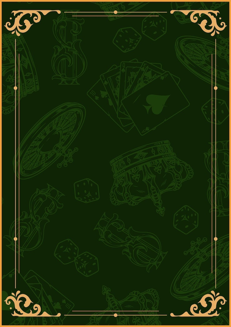 Vecteur affiche verte vintage de jeu