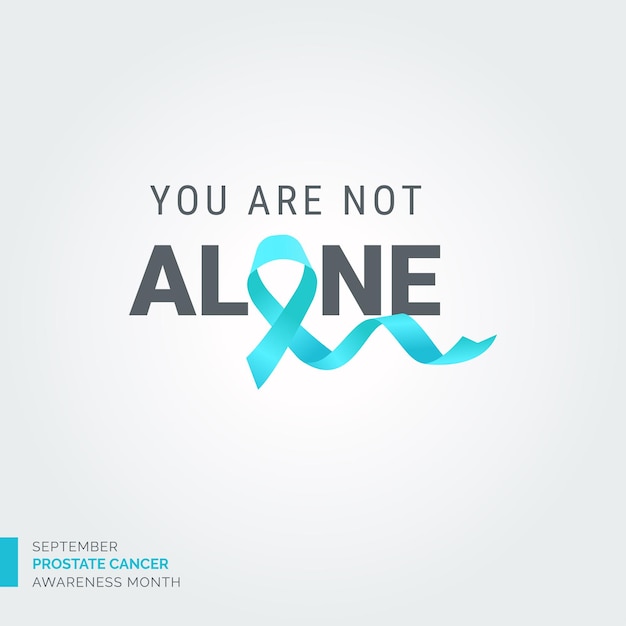 Vecteur affiches de sensibilisation à la santé de la prostate : unissez-vous