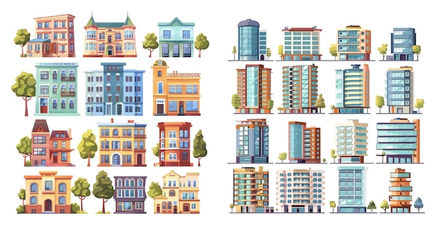 Un Agent Immobilier Vendant De Futures Maisons De Propriété Intelligente Une Illustration Vectorielle D'icônes Isolées