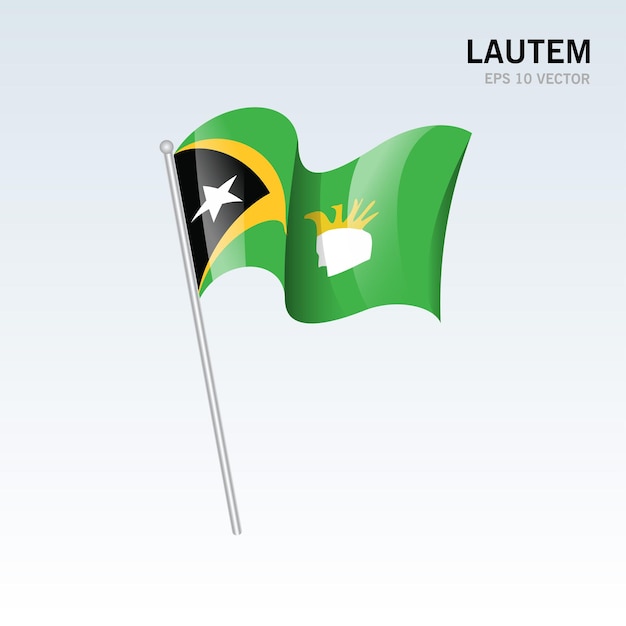 Agitant Le Drapeau De Laut âƒãƒâ‚ã‚â‚ãƒâƒã‚