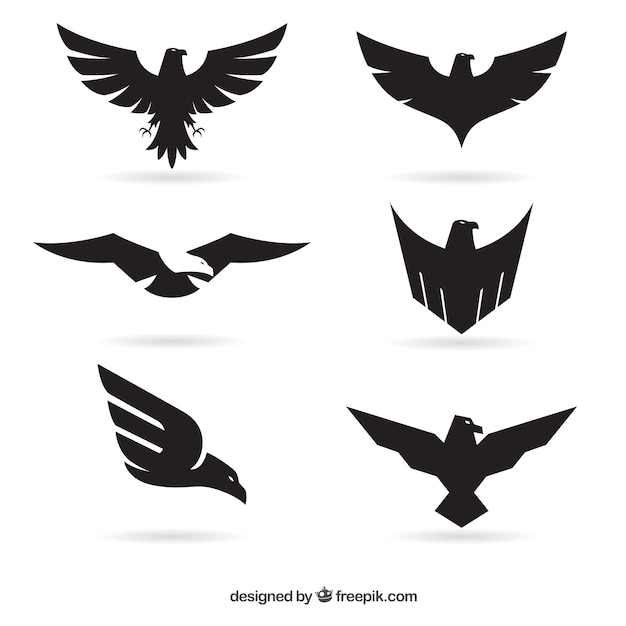 Vecteur aigle logos
