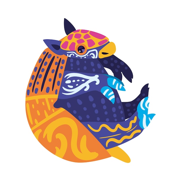 Alebrije Est Un Armadillo Mexicain.